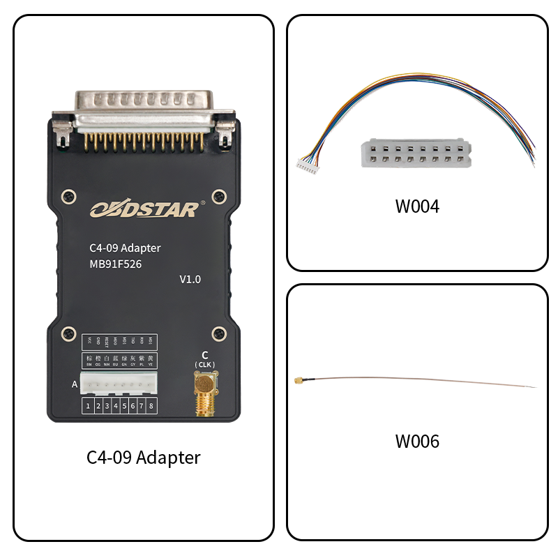 OBDSTAR (C4-09) | Adapterkit (MB91F526) | Accessoires