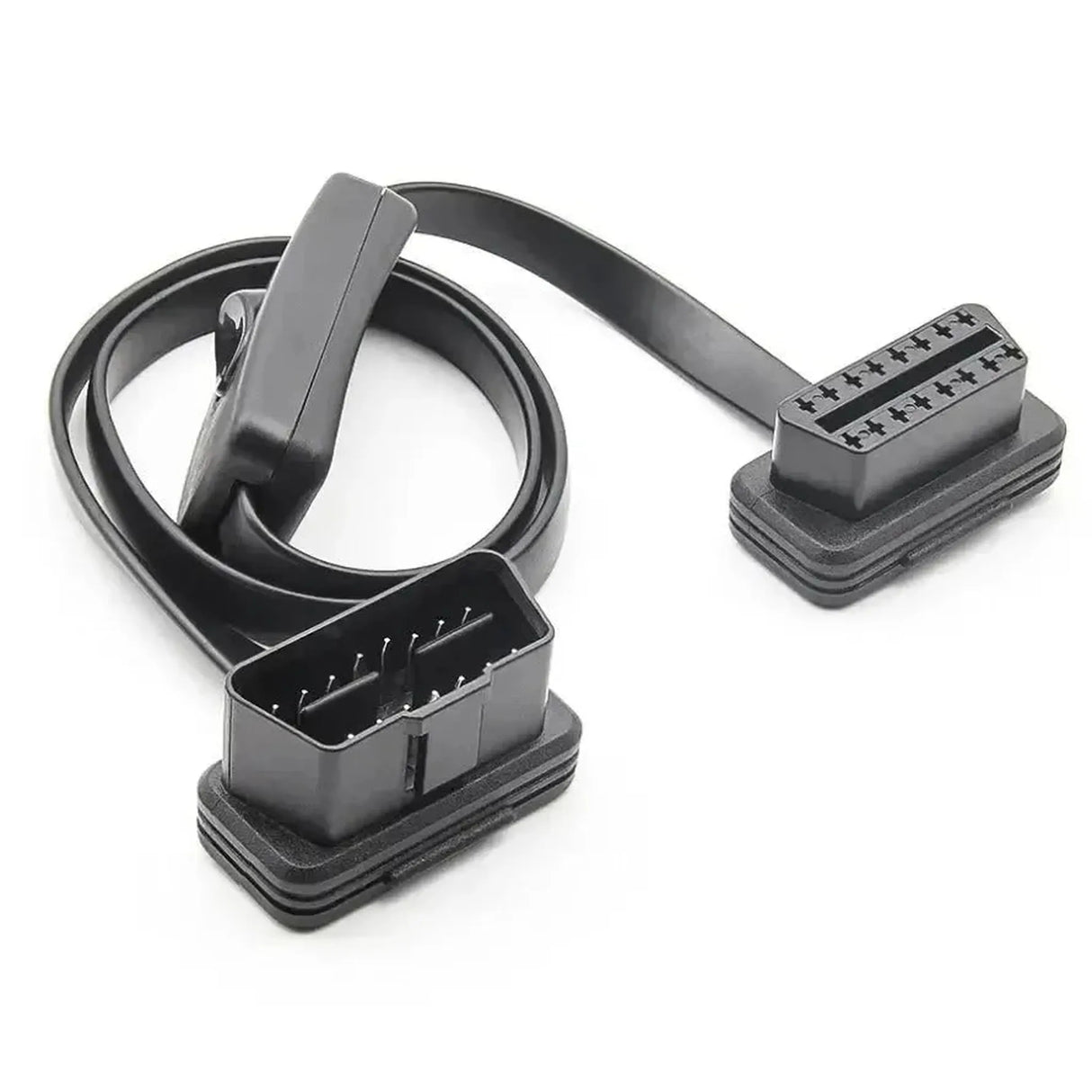 16-pins OBD2 Platte Verlengkabel met Switch (60 cm) | Interface