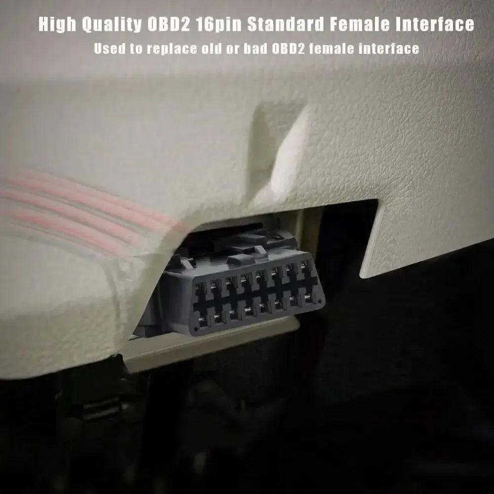 16-pins OBD2 Poort (Vrouwelijk) met 16 Open Eindkabels (30 cm) | Accessoires