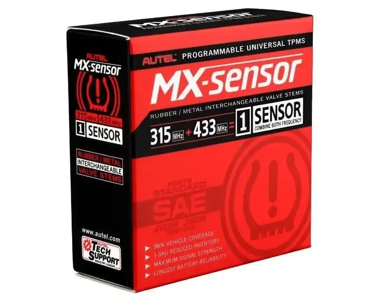 Autel MX-Sensor 315MHz+433MHz Rubber TPMS (Press-in)