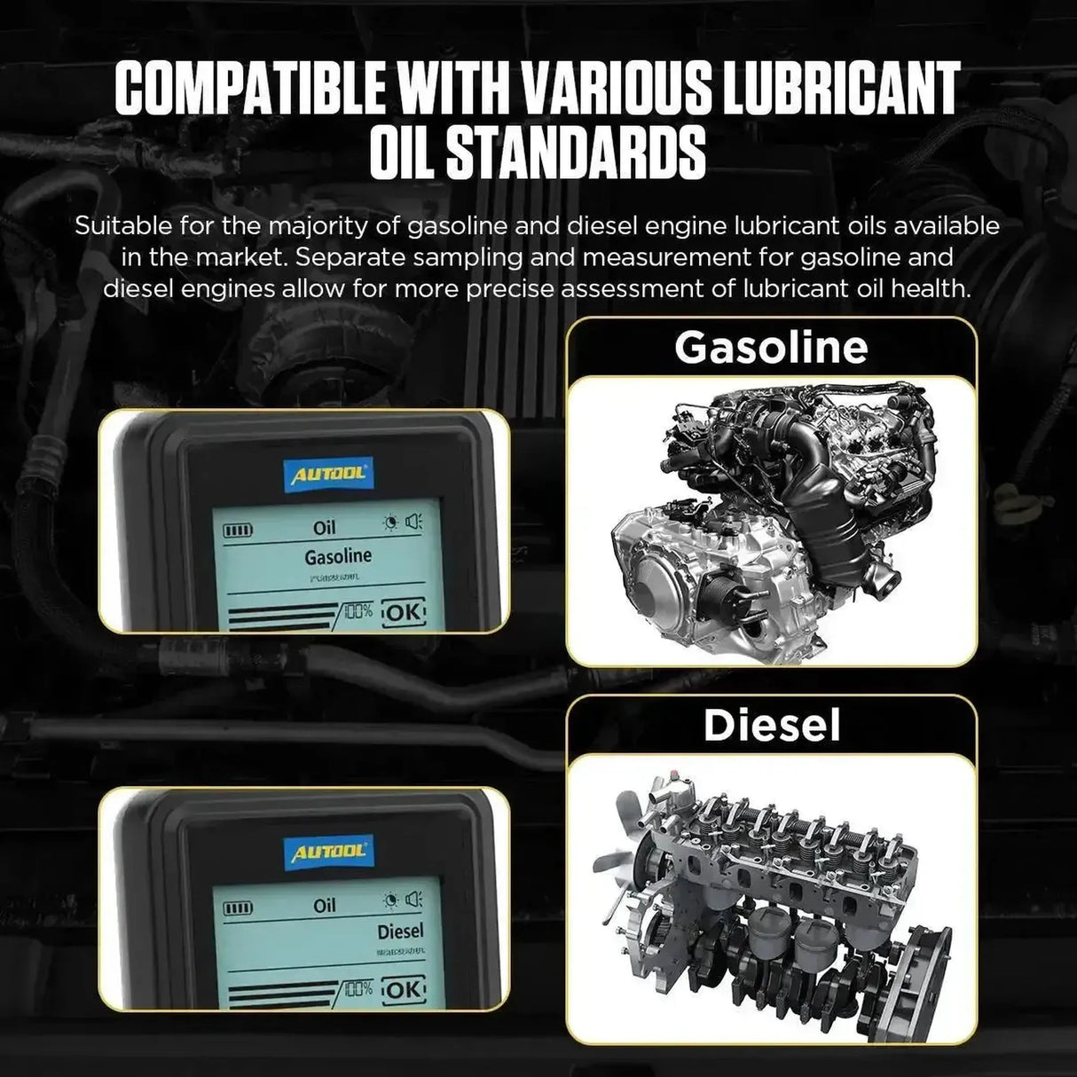 Autool AS503 | Motorolietester