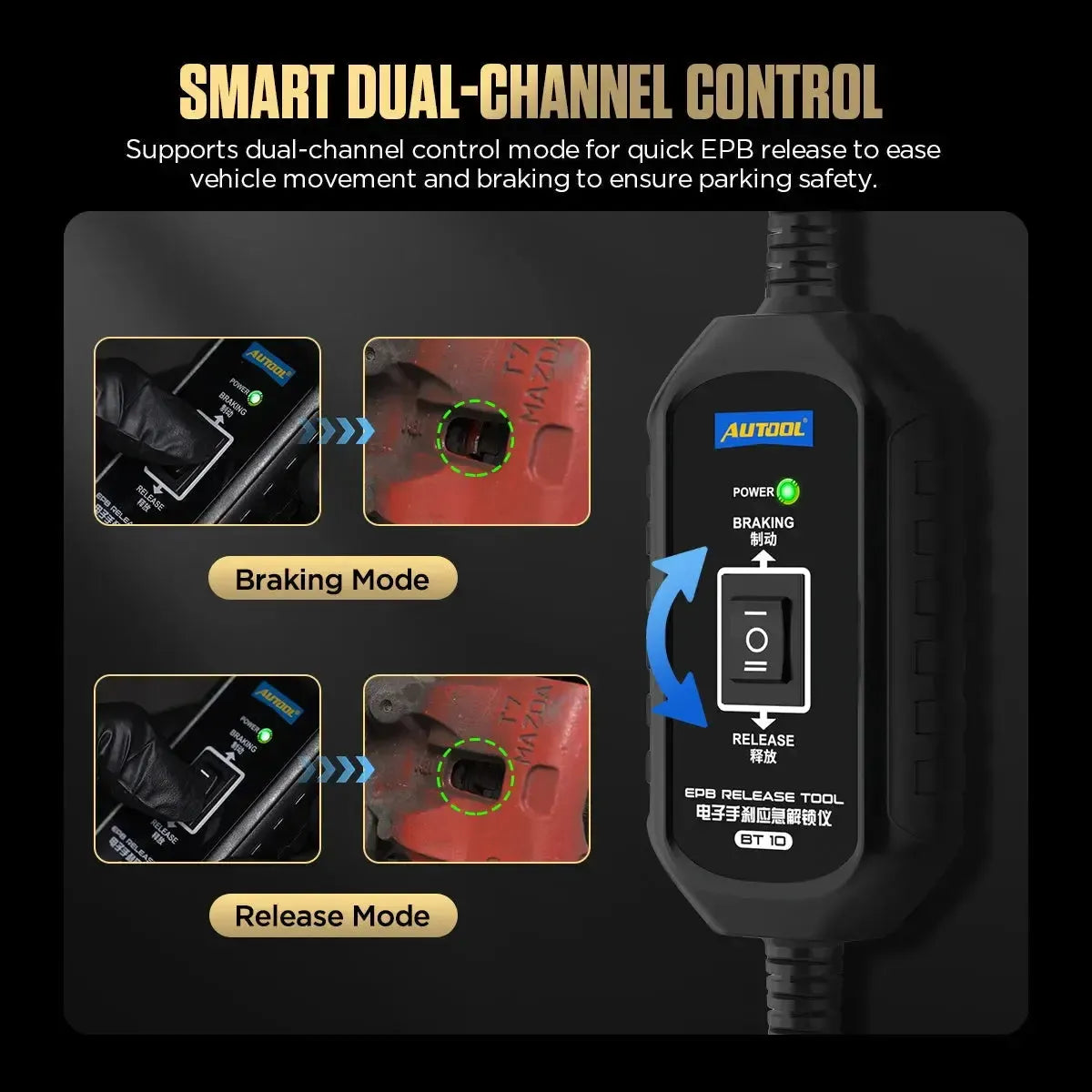 Autool BT10 | Elektronische Parkeerrem-ontgrendeling Gereedschap