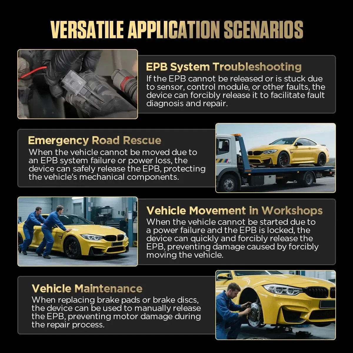 Autool BT10 | Elektronische Parkeerrem-ontgrendeling Gereedschap