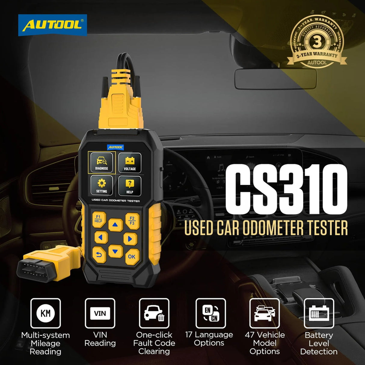 Autool CS310 | Tellerstandlezer