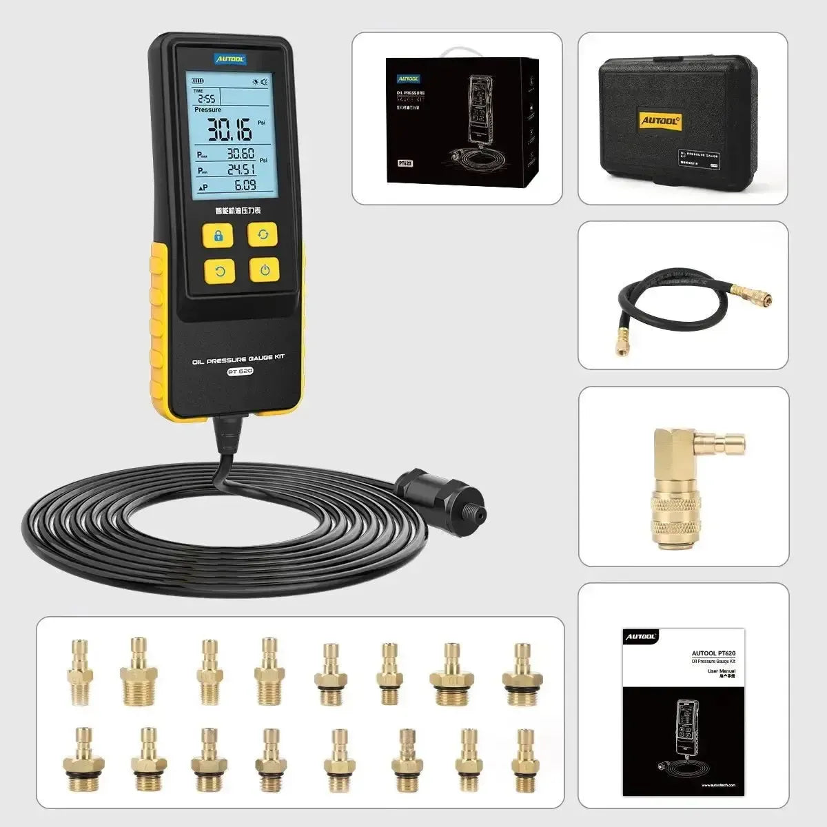Autool PT620 | Oliedruktester