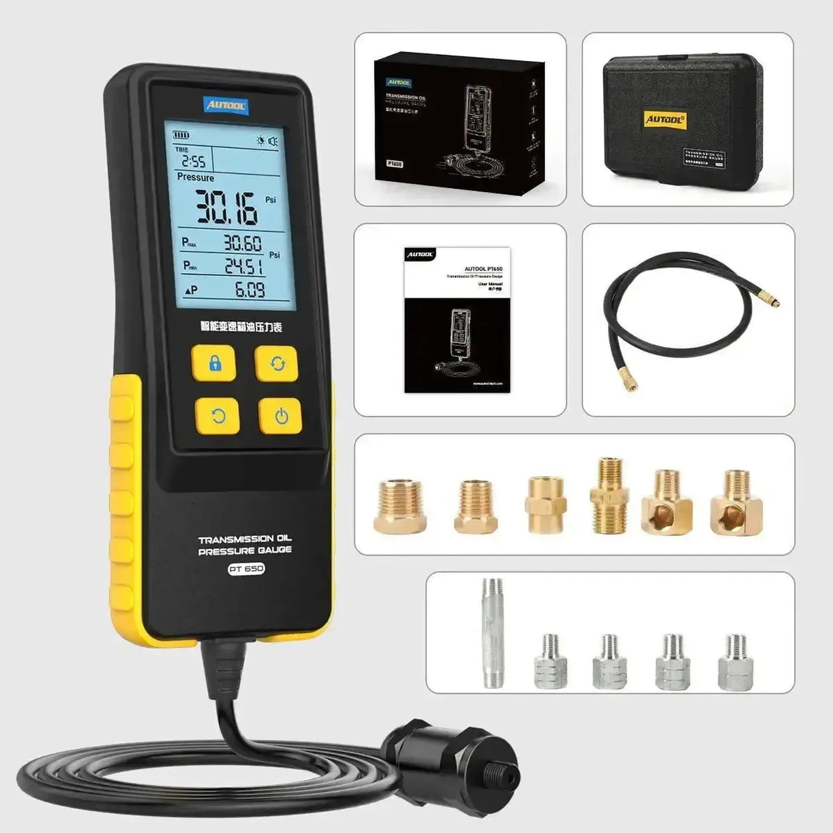Autool PT650 | Transmissie Oliedruktester