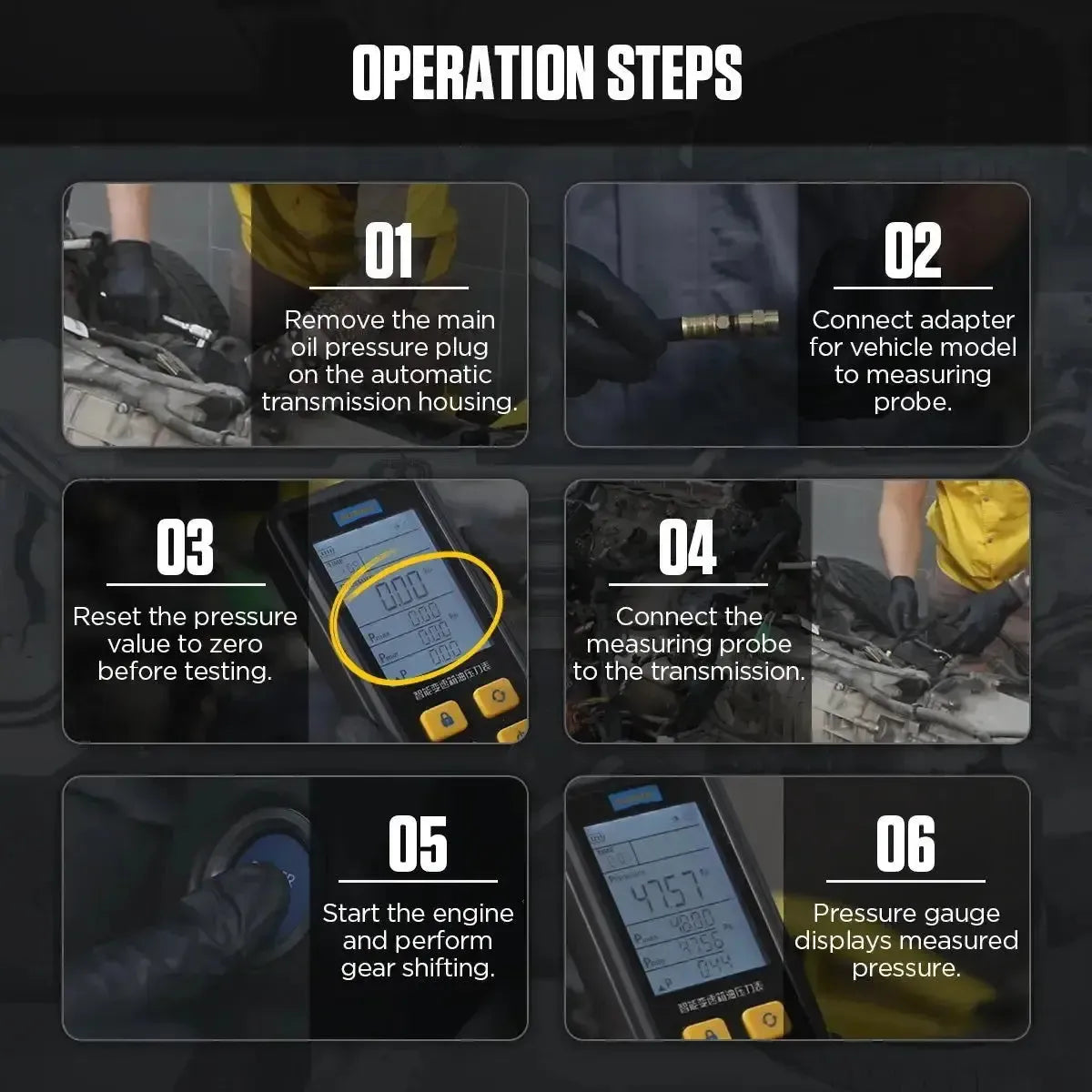 Autool PT650 | Transmissie Oliedruktester