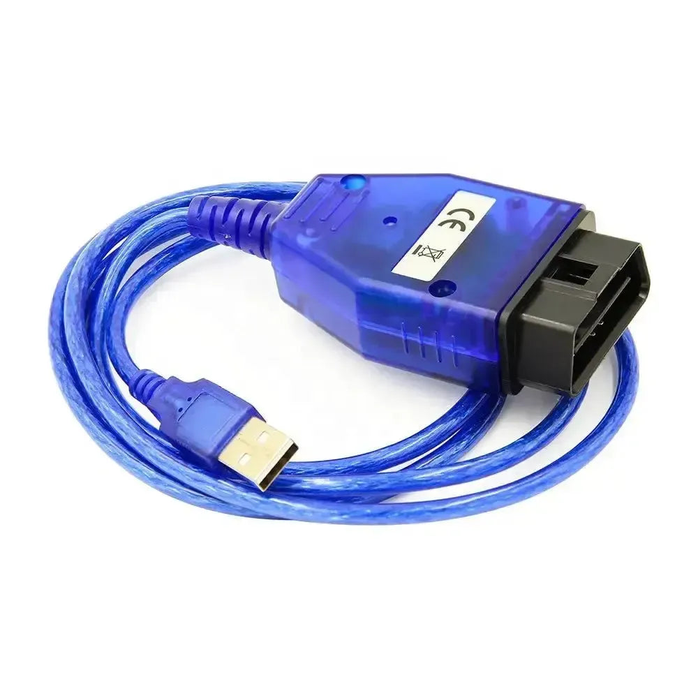 BMW K+DCAN OBD2 - USB Switch Interfacekabel Blauw