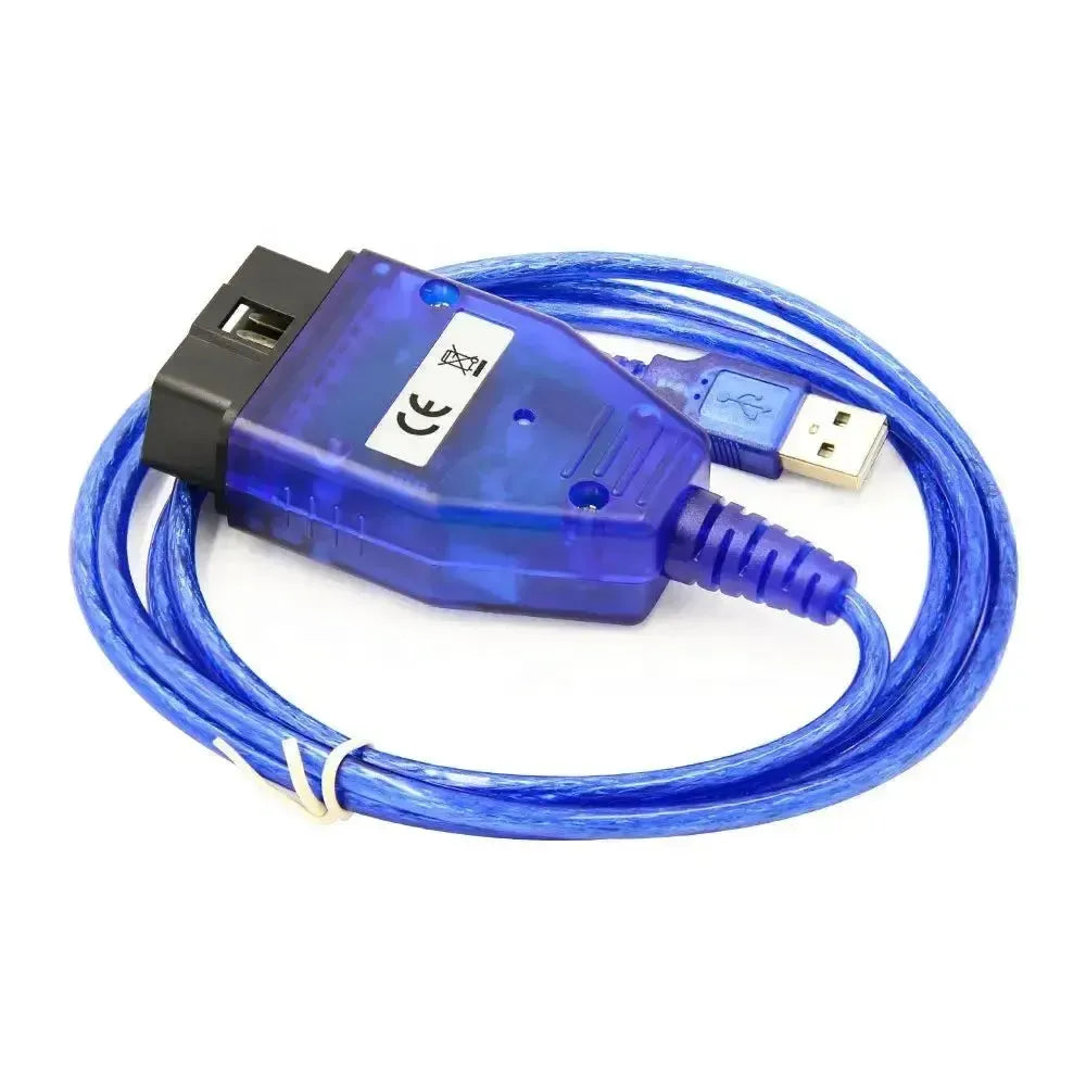 BMW K+DCAN OBD2 - USB Switch Interfacekabel Blauw
