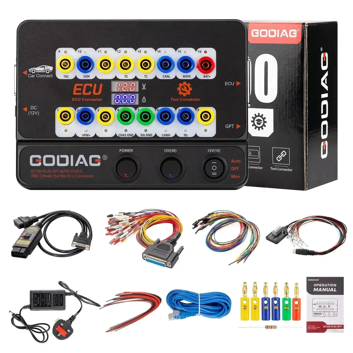 GoDiag GT100 Plus | Breakout Box | Accessoires