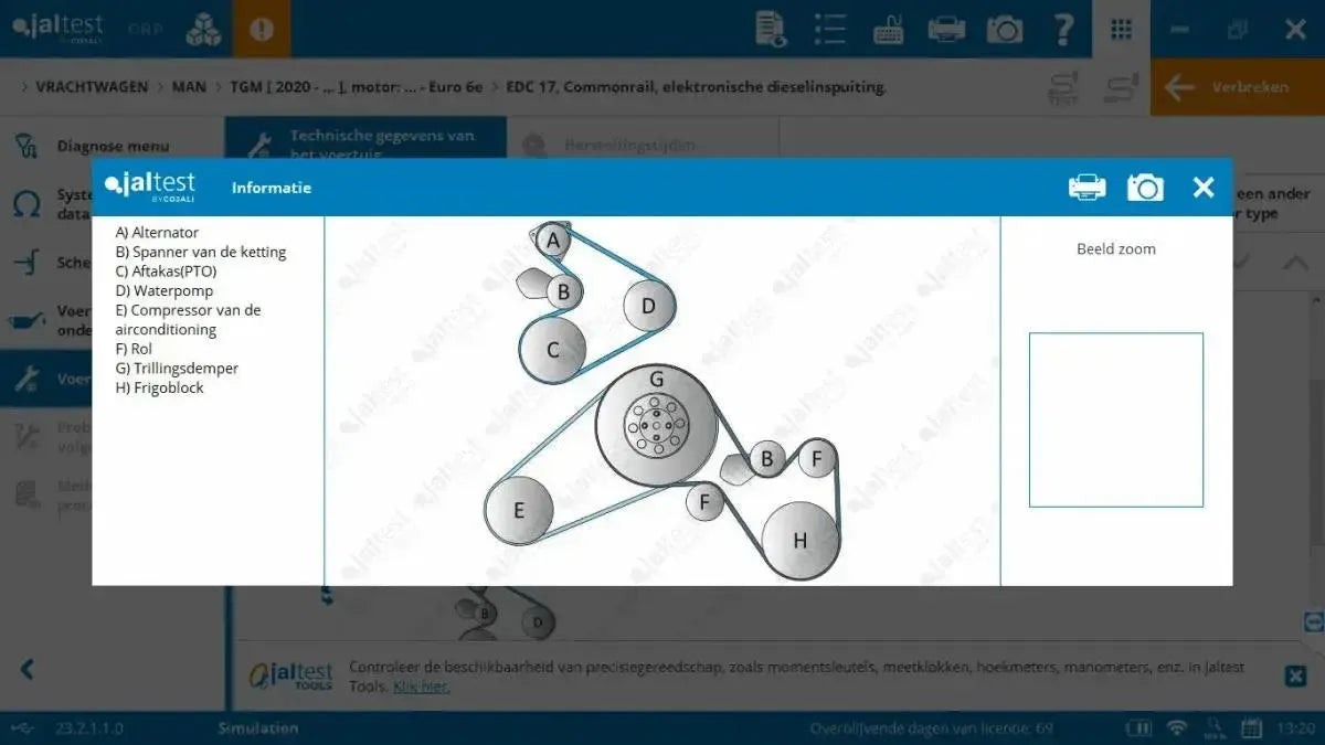 Jaltest CV (Commercial Vehicles) | Uitleesapparaat