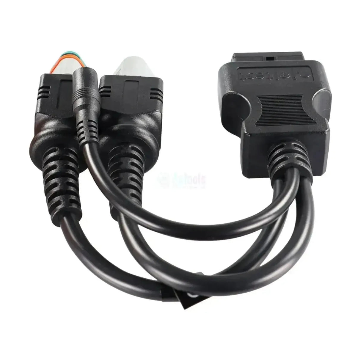 Jaltest (JDC216A9) | 3+3-pins J1939 - 16-pins OBD2 Verloopkabel | Bedrijfs- en Werkvoertuig