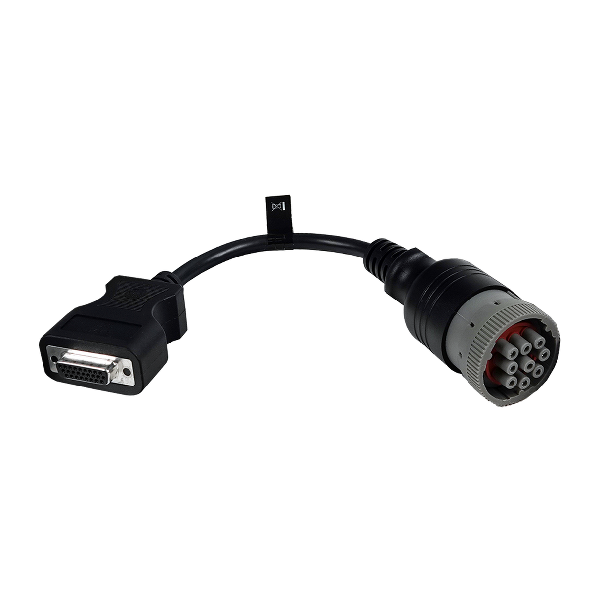 Jaltest (JDC572.9) | Hyundai (CE series) 9-pins OBD - 26-pins DB26 Verloopkabel | Terrein- en Bouwmachine