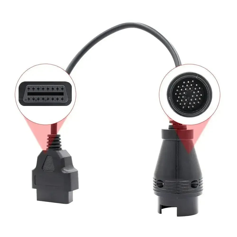 Mercedes 38-pins OBD1 – 16-pins OBD2 Verloopkabel | Personenauto