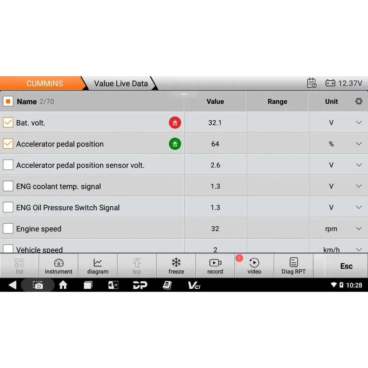 OBDSTAR IScan Pro Cummins (Marine) | Uitleesapparaat | Motorboot