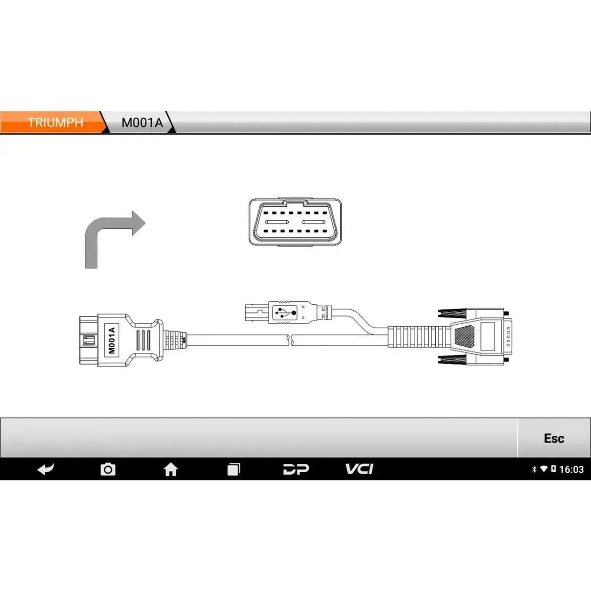 OBDSTAR IScan Triumph | Uitleesapparaat | Motorfiets