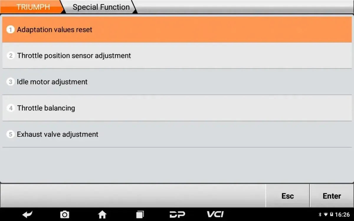 OBDSTAR IScan Triumph | Uitleesapparaat | Motorfiets