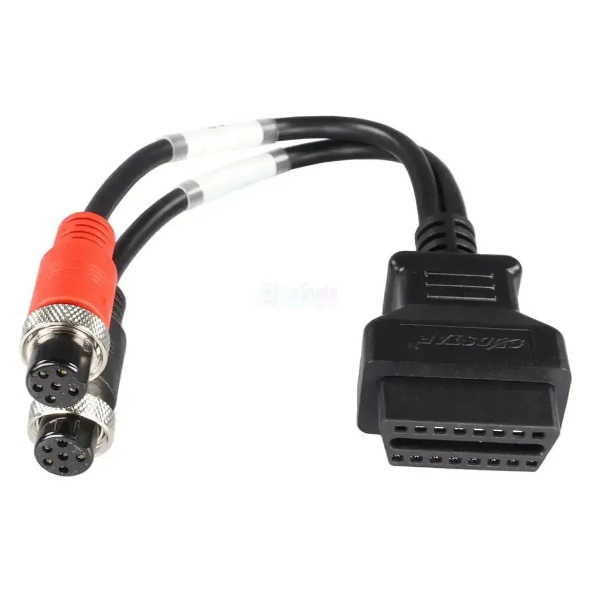 OBDSTAR (M028) | PGO 6+6-pins OBD – 16-pins OBD2 Verloopkabel | Motorfiets