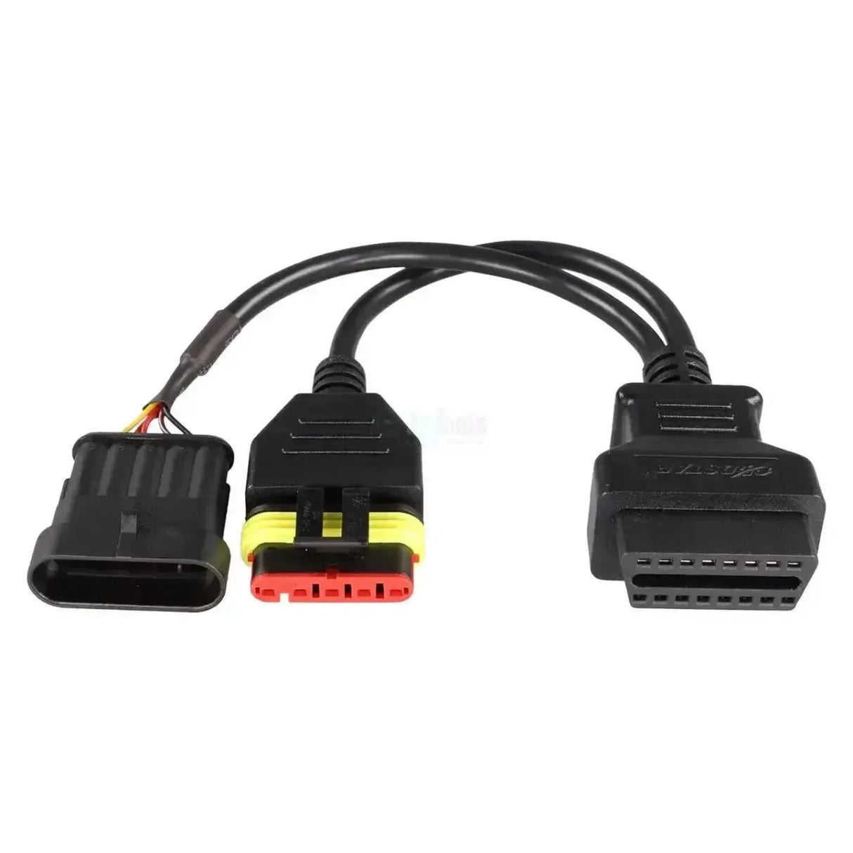 OBDSTAR (M047) | Vespa/Moto Guzzi 5+5-pins OBD – 16-pins OBD2 Verloopkabel | Motorfiets