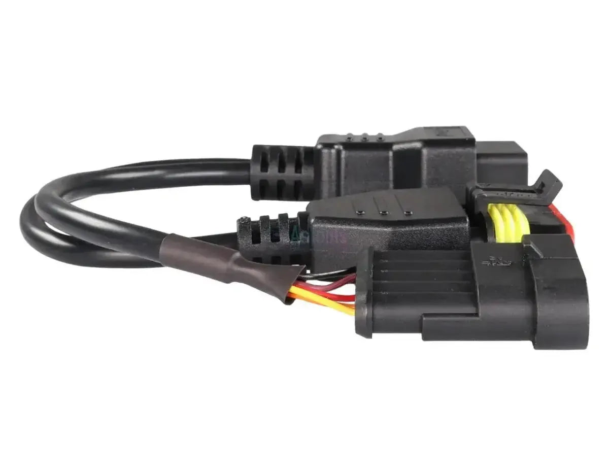 OBDSTAR (M047) | Vespa 5+5-pins OBD – 16-pins OBD2 Verloopkabel | Motorfiets