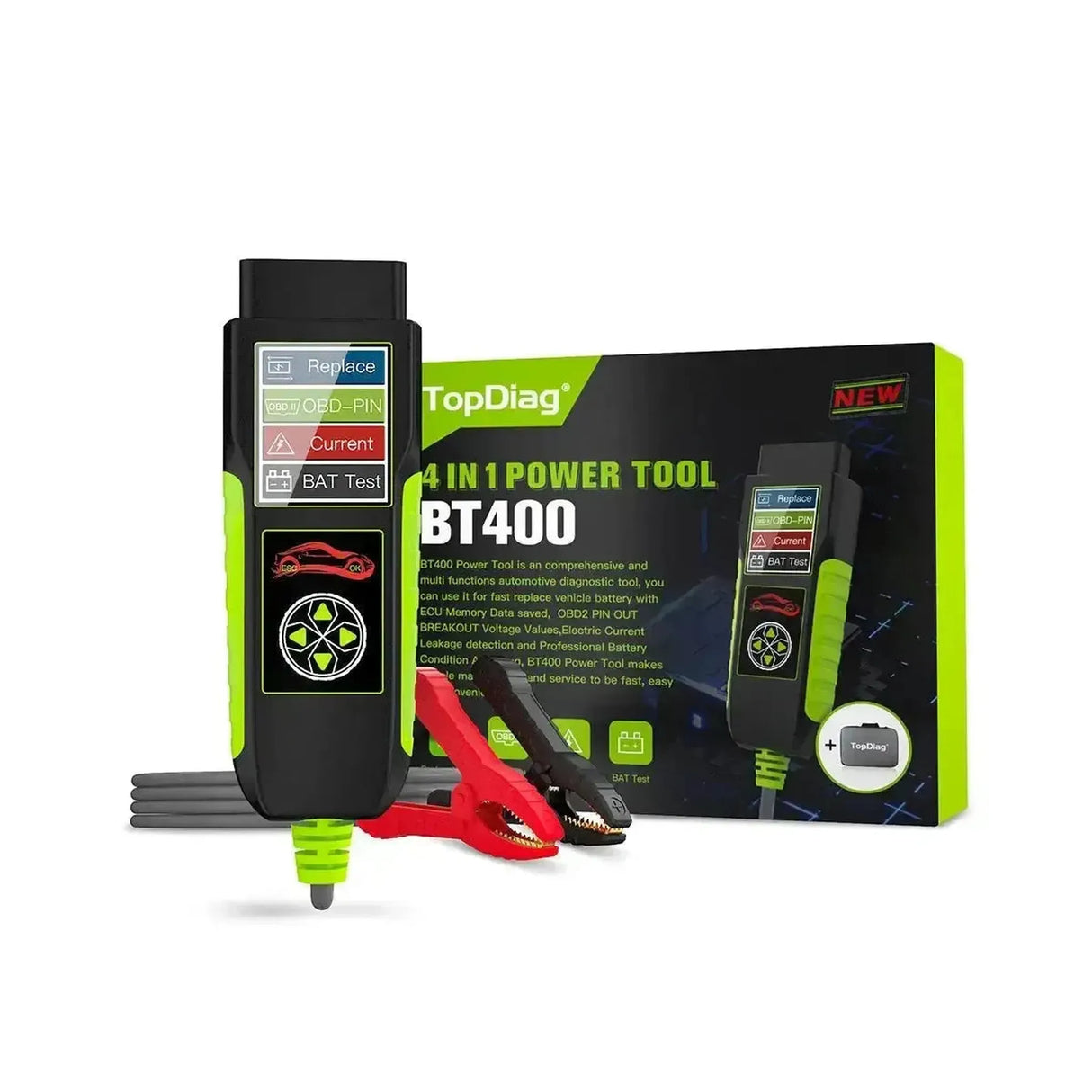 TopDiag BT400 Multifunctionele | Accutester