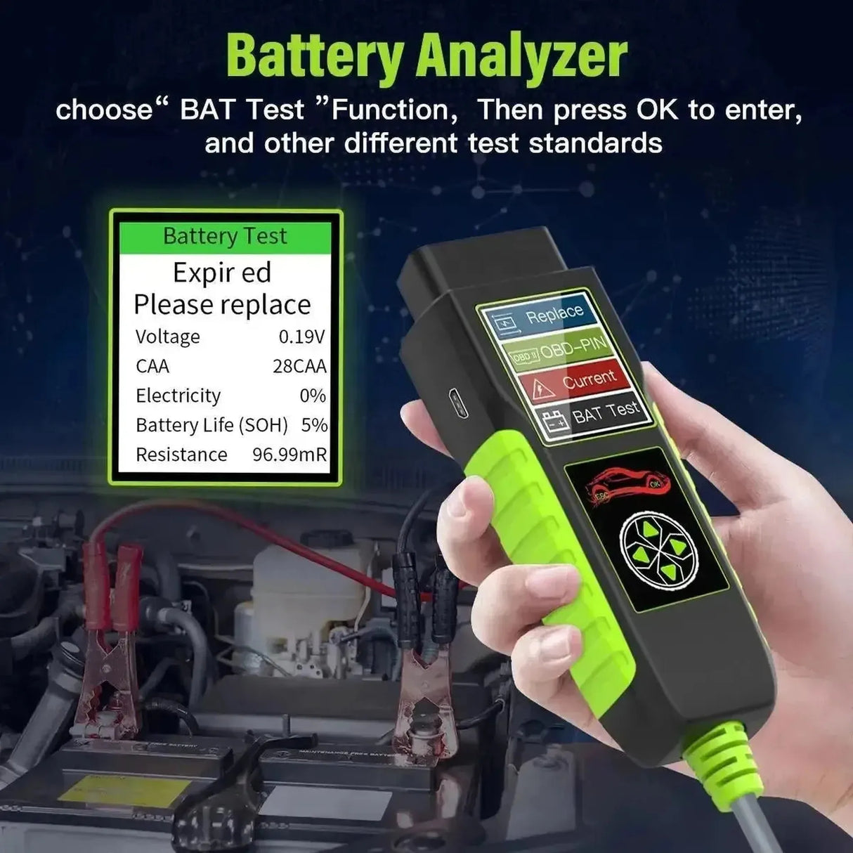 TopDiag BT400 Multifunctionele | Accutester
