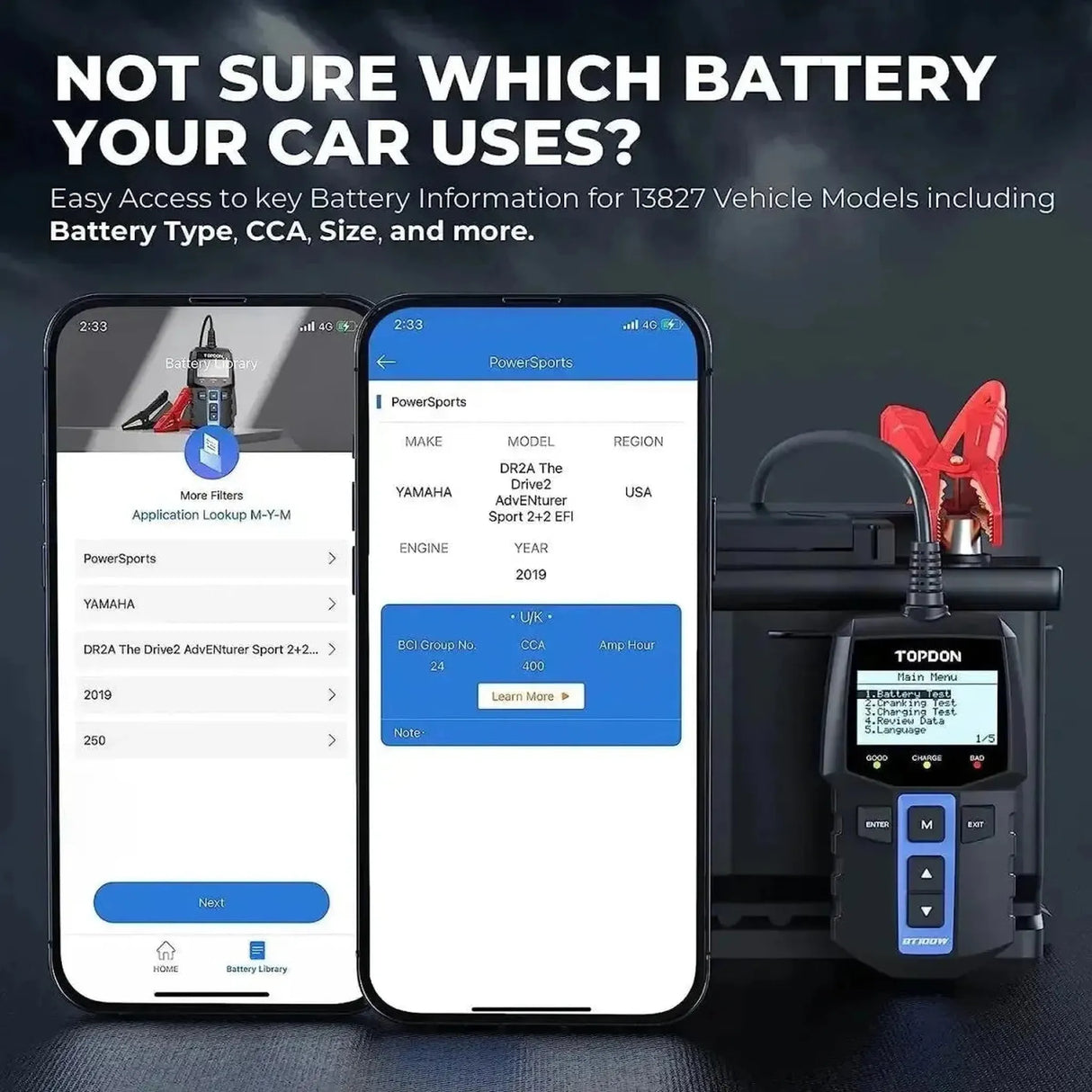 Topdon BT100W | Accutester