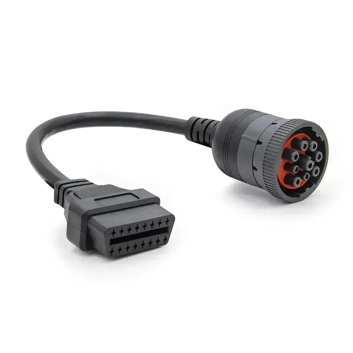 Universeel 9-pins J1939 – 16-pins OBD2 Verloopkabel | Bedrijfs- en Werkvoertuig
