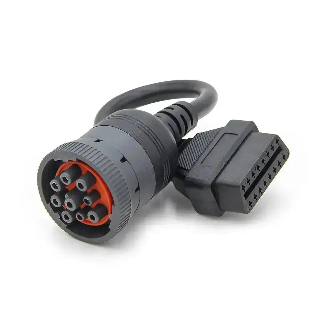 Universeel 9-pins J1939 – 16-pins OBD2 Verloopkabel | Bedrijfs- en Werkvoertuig
