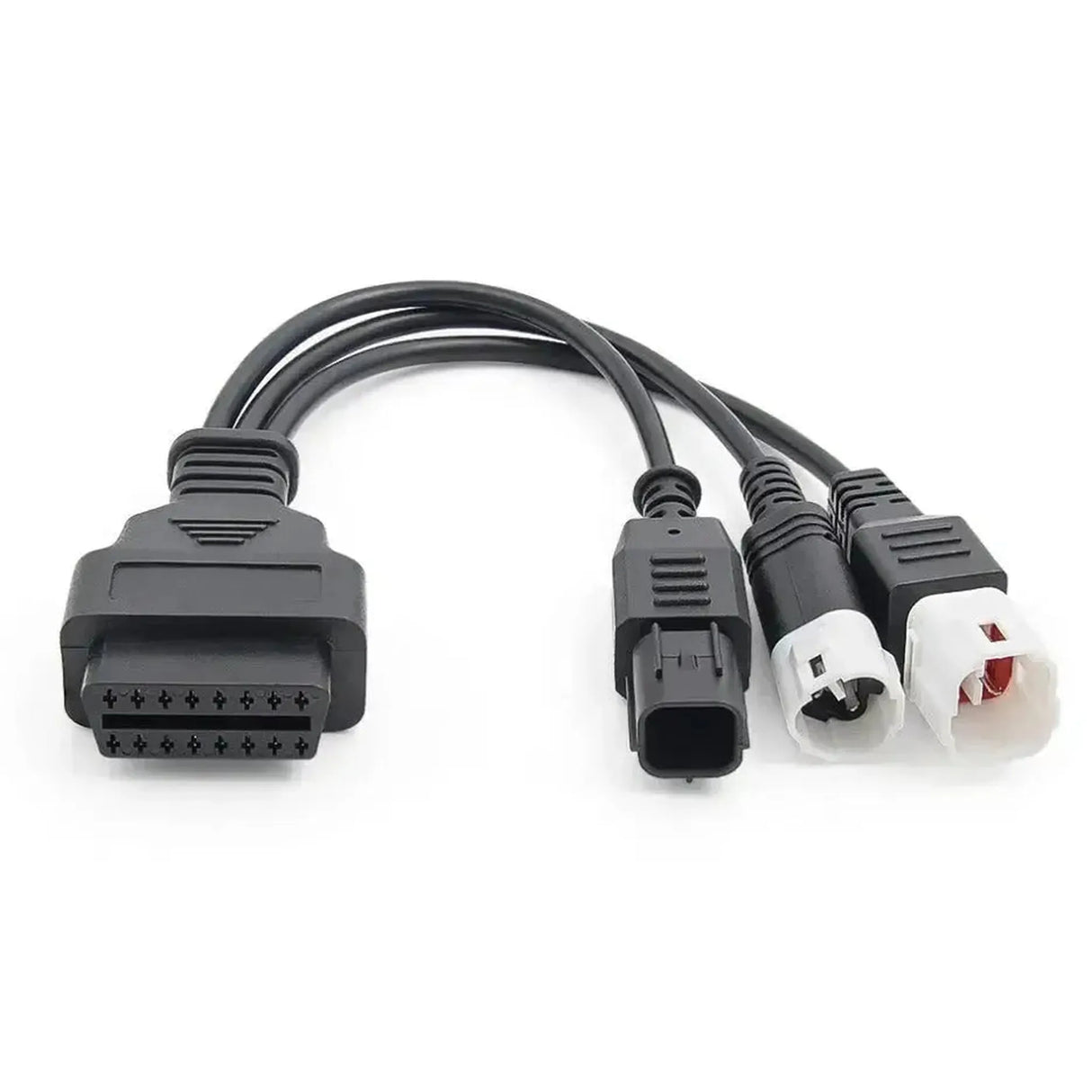 Yamaha 3+4+6-pins - 16-pins OBD2 Verloopkabel | Motorfiets