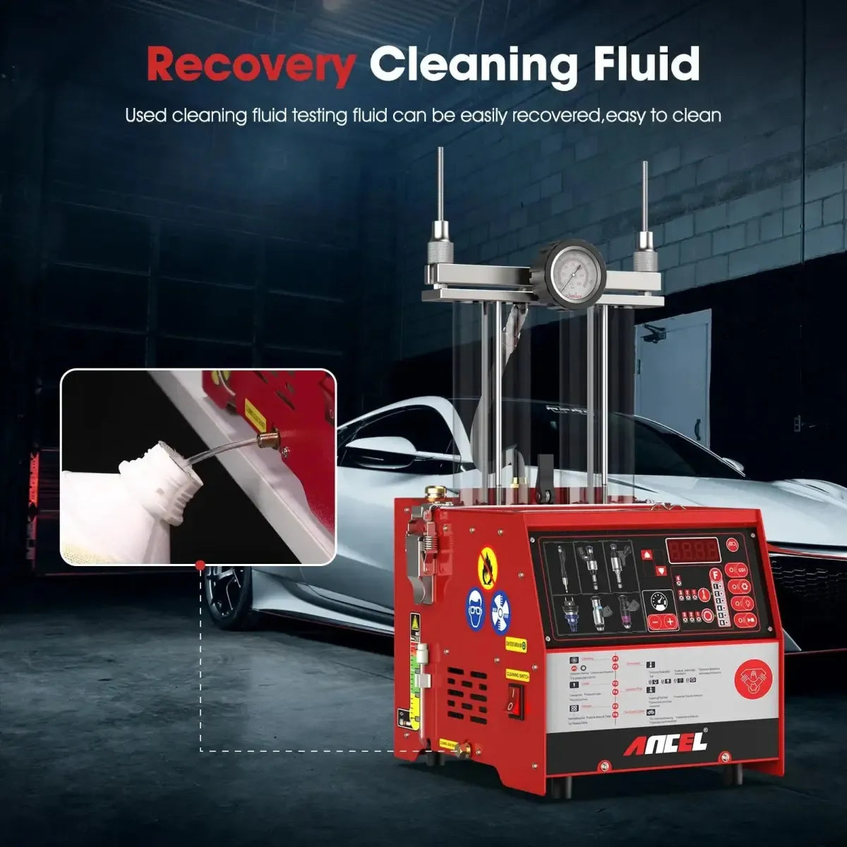 Ancel AJ400 GDI Benzine Injectortester