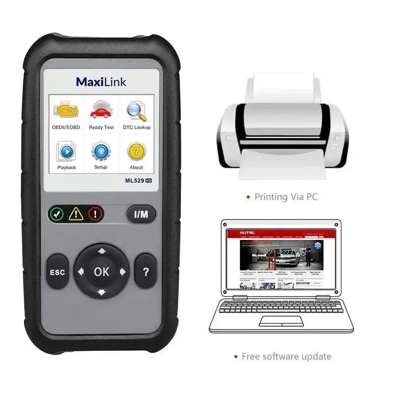 Autel MaxiLink ML529HD Auto/Vrachtwagen Foutcodelezer