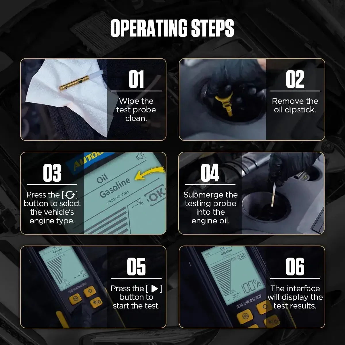Autool AS503 | Motorolietester
