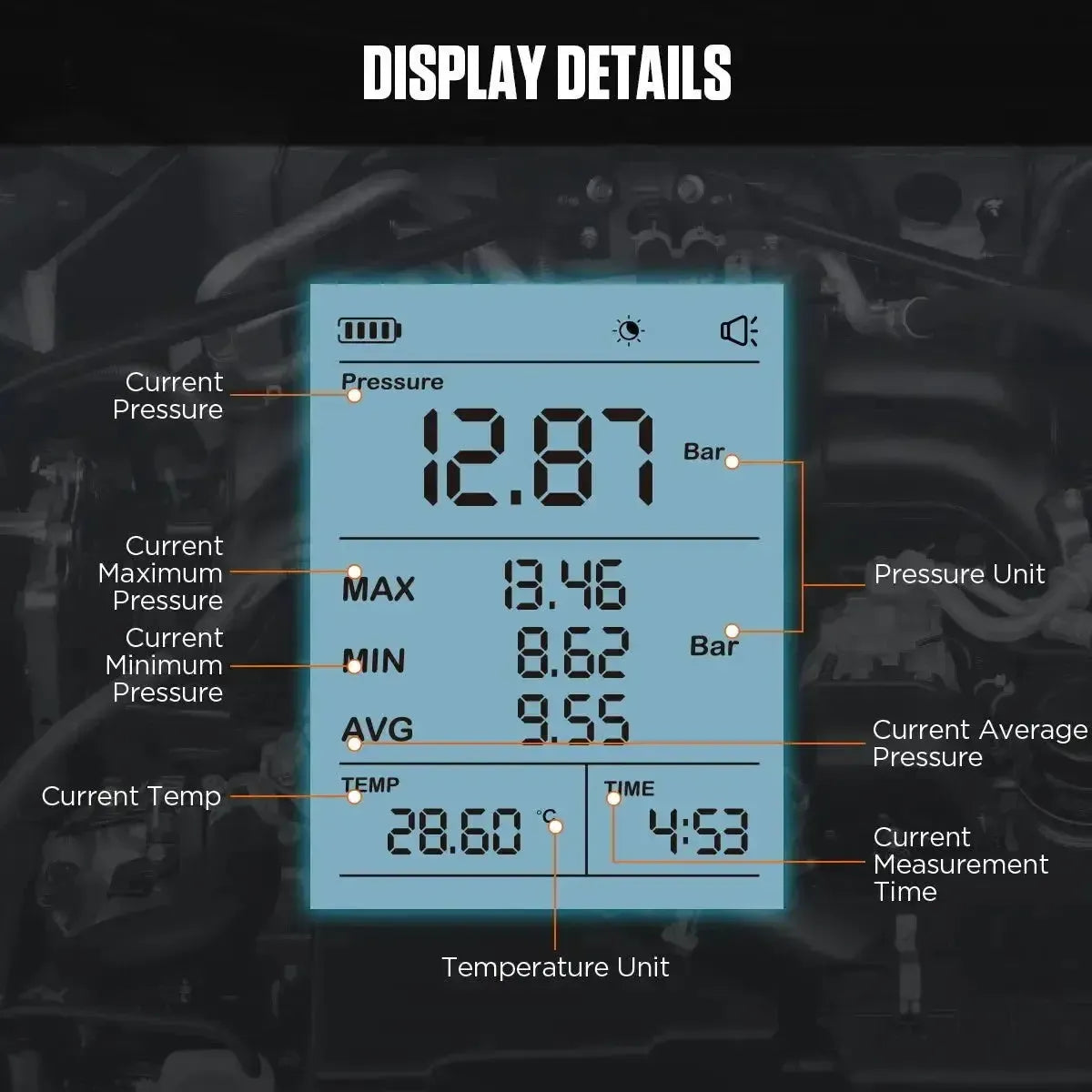 Autool PT635 | Brandstofdruktester
