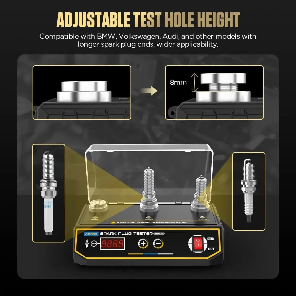 Autool SPT301 | Bougietester