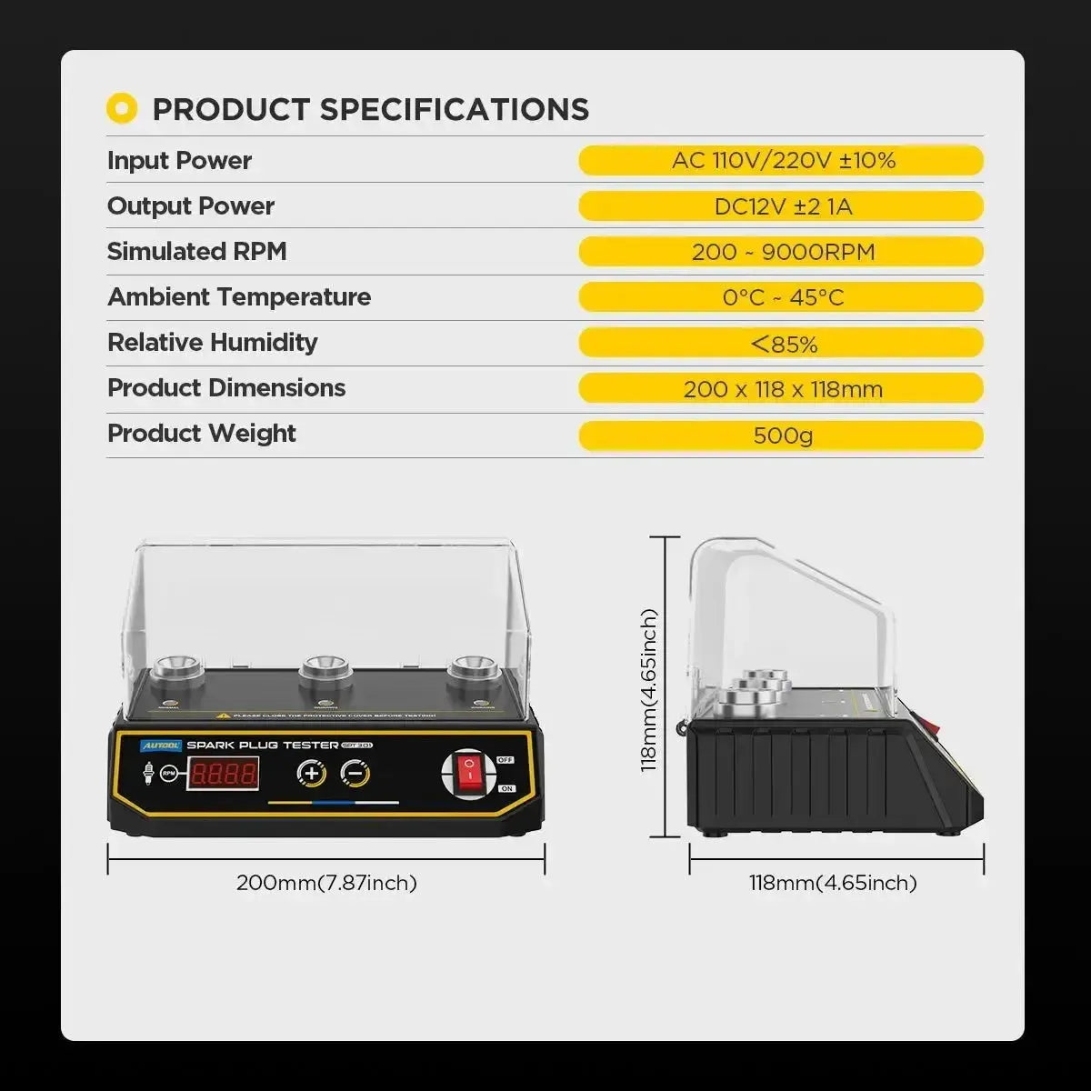 Autool SPT301 | Bougietester