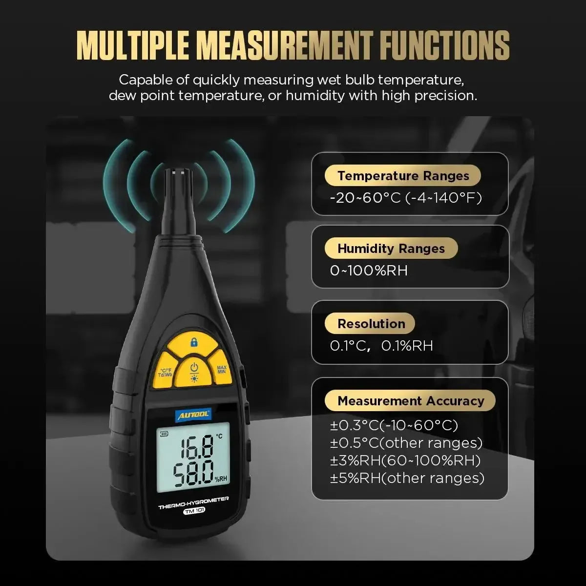 Autool TM101 | Thermo- Hygrometer