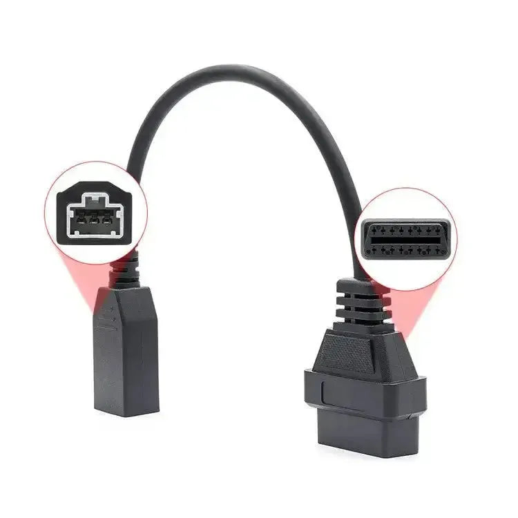 Honda 3-pins OBD1 – 16-pins OBD2 Verloopkabel | Personenauto