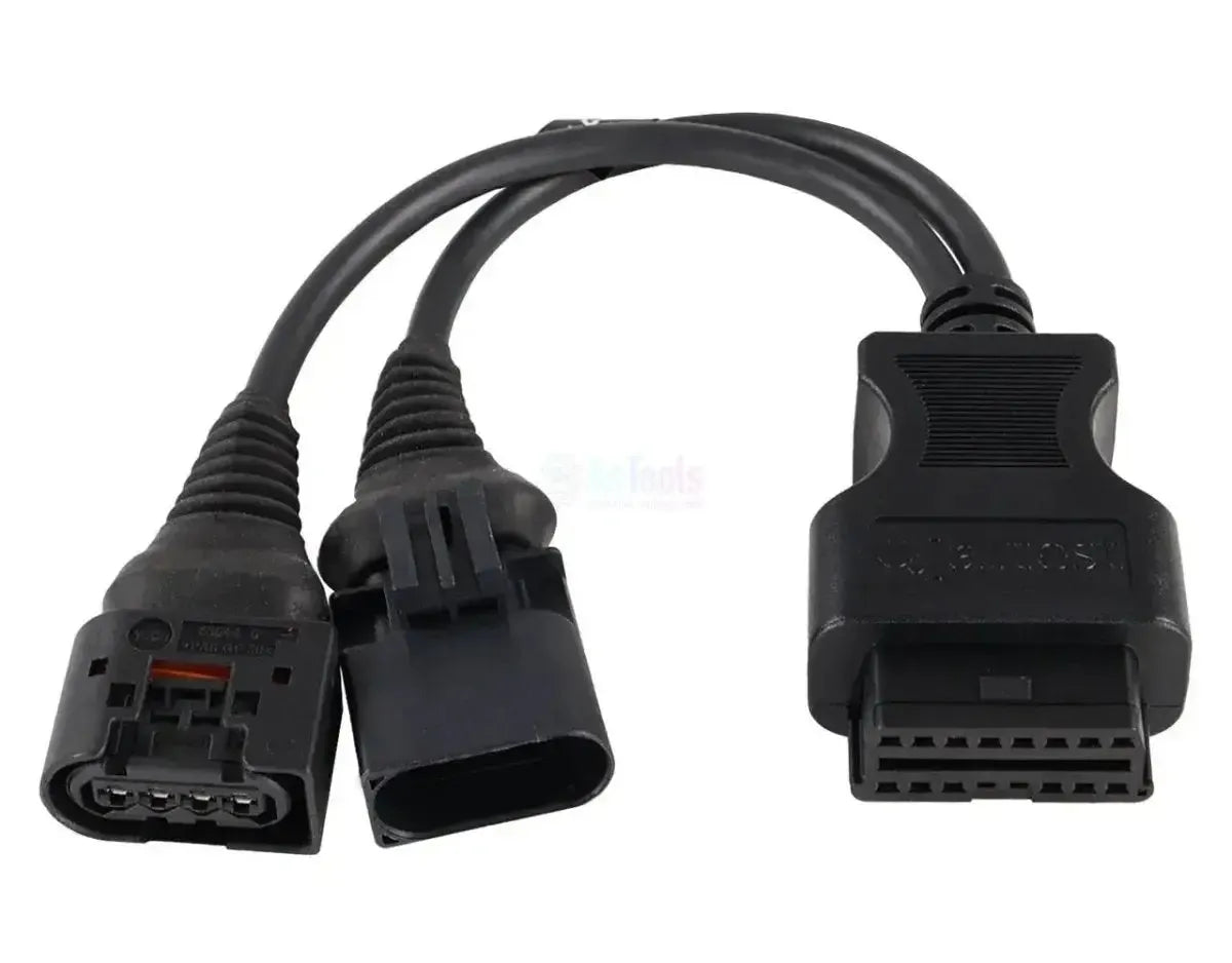 Jaltest (JDC567A) | AGCO Sisu 4+4-pins OBD - 16-pins OBD2 Verloopkabel | Landbouwvoertuig