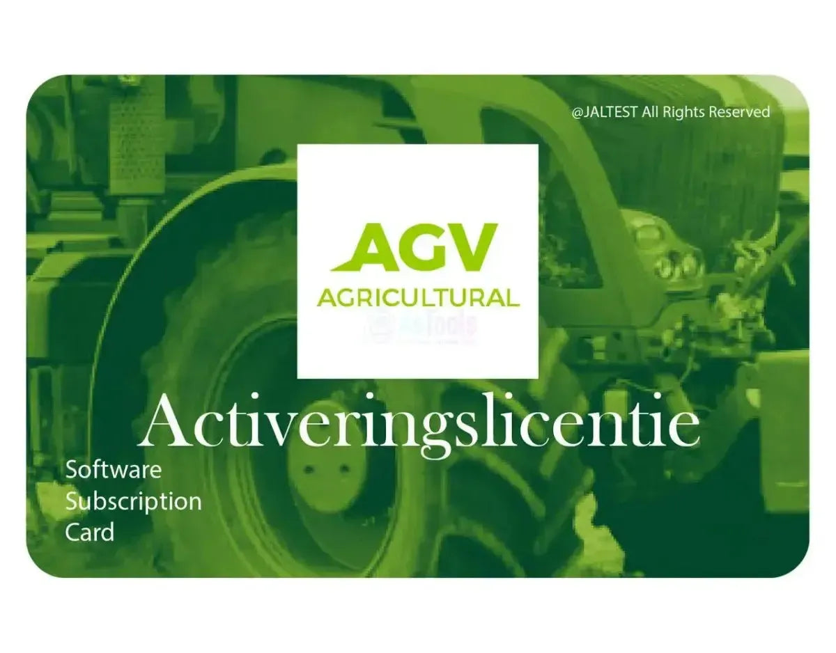 Jaltest (29751) | AGV (Agricultural) | Software-activatie