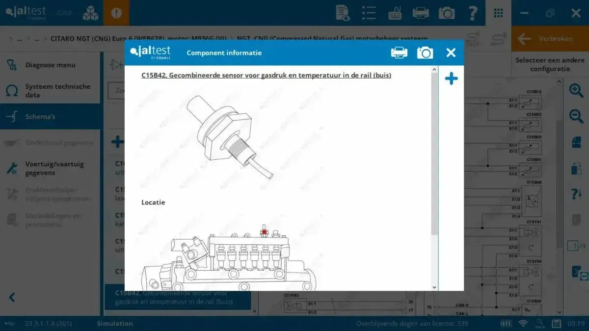 Jaltest Autobus Uitleesapparaat