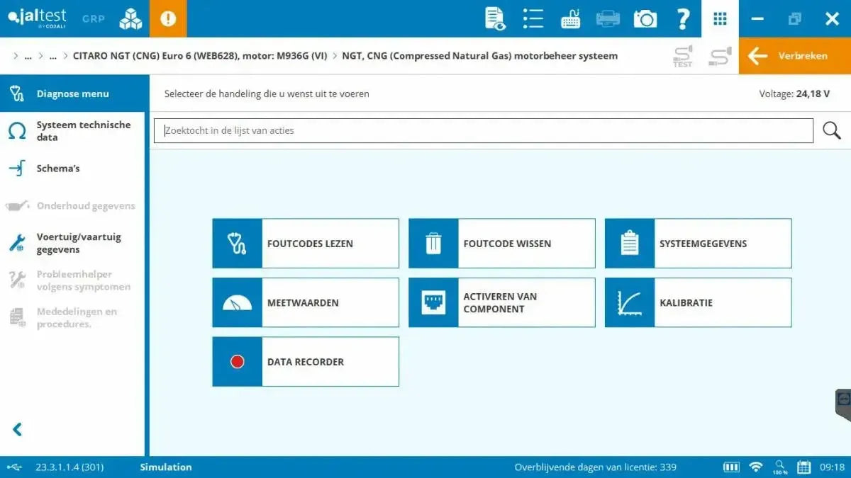 Jaltest Autobus Uitleesapparaat