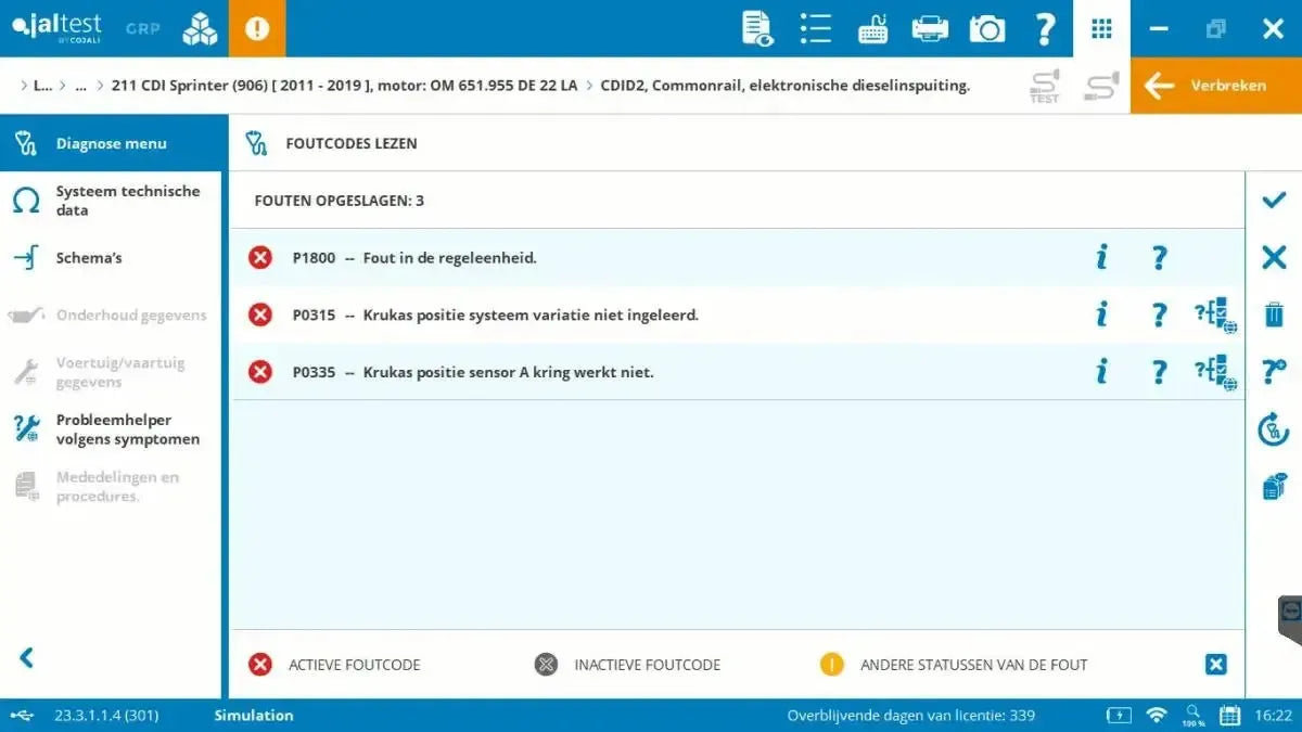 Jaltest LCV (Light Commercial Vehicle) Uitleesapparaat