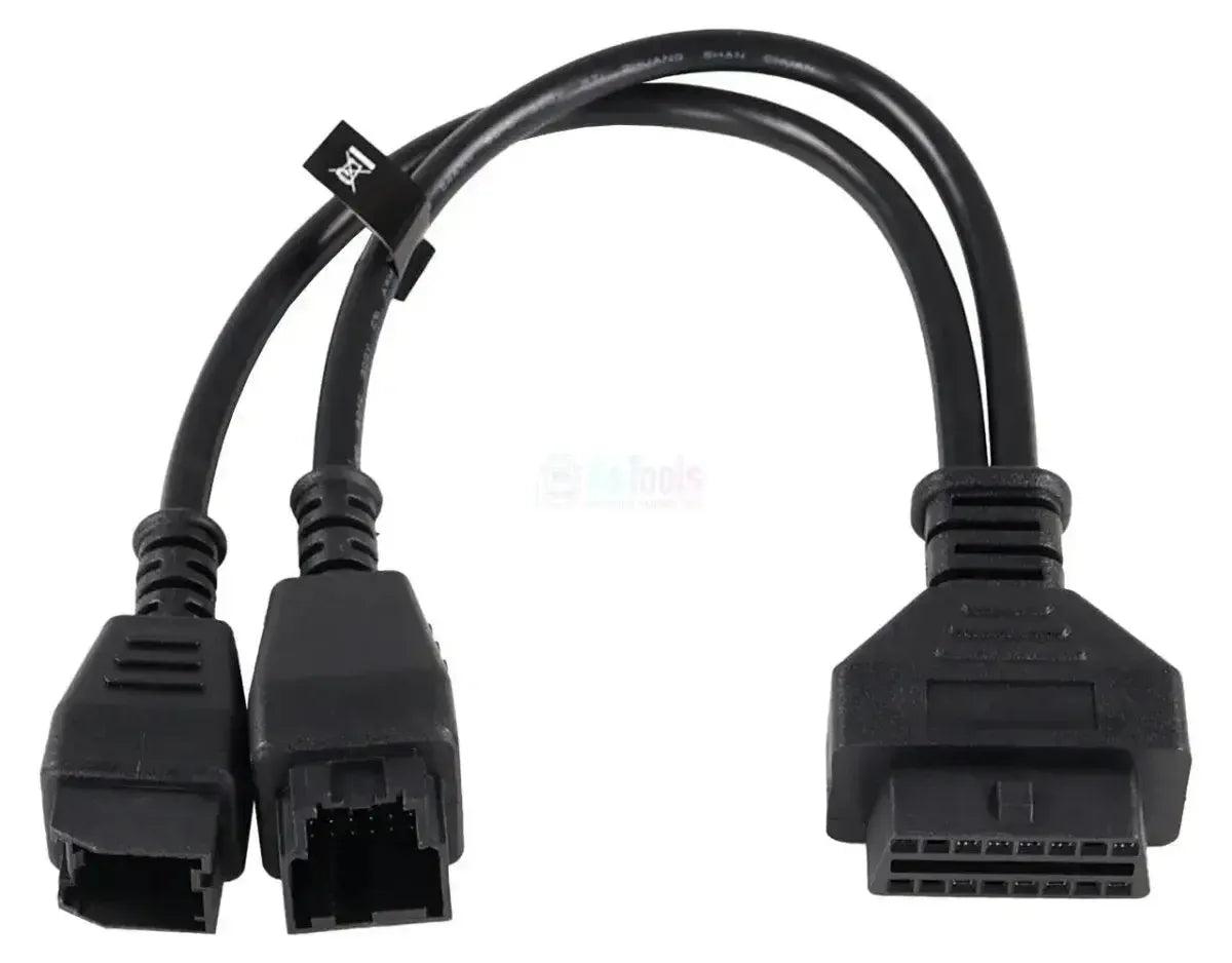 Jaltest (JDC406A) | FCA (SGW) 12+8-pins OBD - 16-pins OBD2 Verloopkabel | Auto