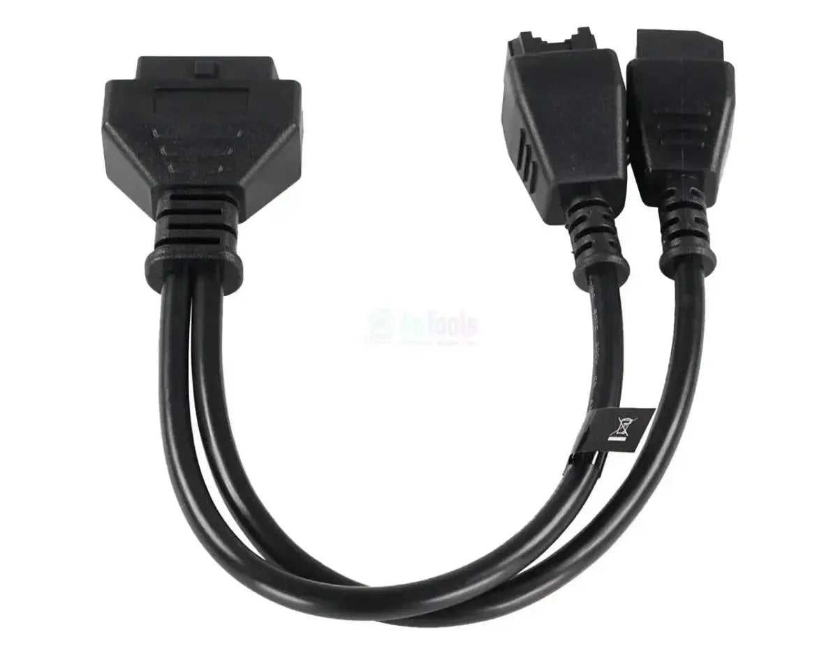 Jaltest (JDC406A) | FCA (SGW) 12+8-pins OBD - 16-pins OBD2 Verloopkabel | Auto