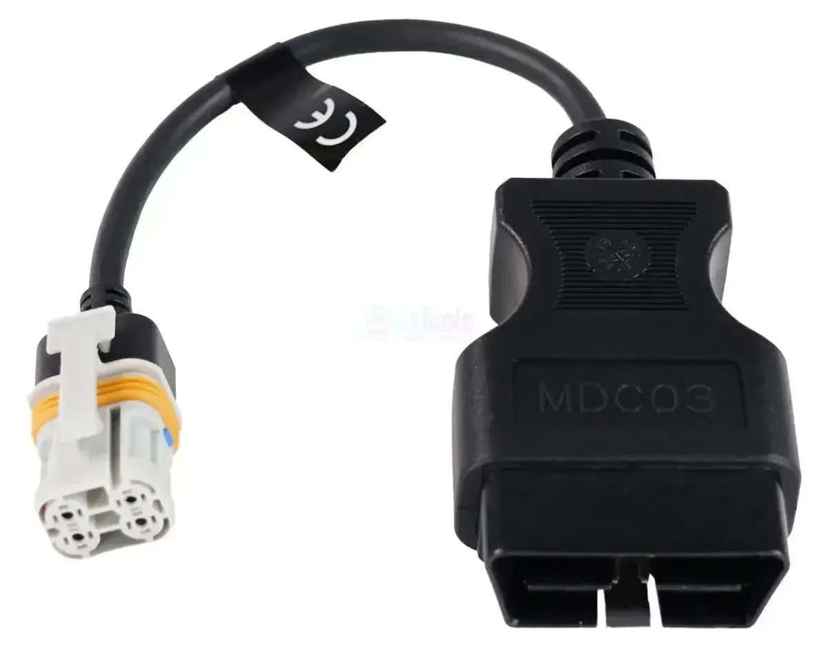 Jaltest (MDC03) | Knorr-Bremse 4-pins EBS - 16-pins OBD2 Verloopkabel | Bedrijfsvoertuig