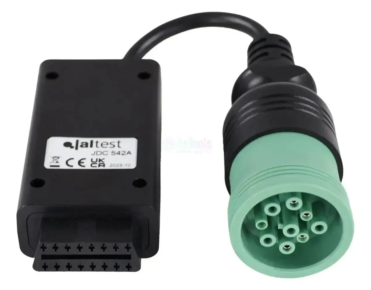 Jaltest (JDC542A) | Liebherr 9-pins OBD - 16-pins OBD2 Verloopkabel | Verbrandingsmotor