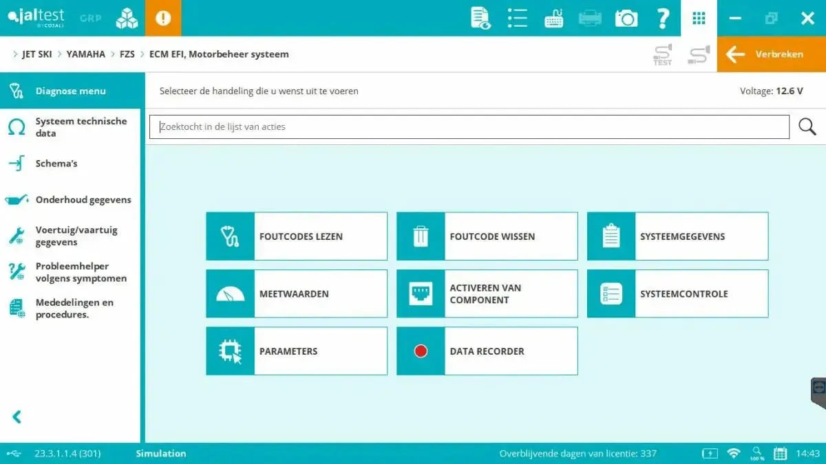 Jaltest Marine (Full) Uitleesapparaat