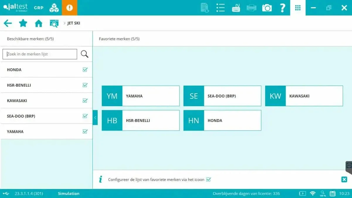 Jaltest Marine (Jetski) Uitleesapparaat