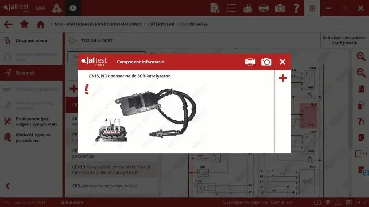 Jaltest MHE (Material Handling Equipment) Uitleesapparaat